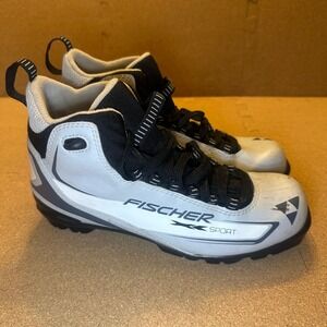 Fischer Sport‎ NNN Cross Country Ski Boots White Black EU 43 Mens 10 Womens 11.5